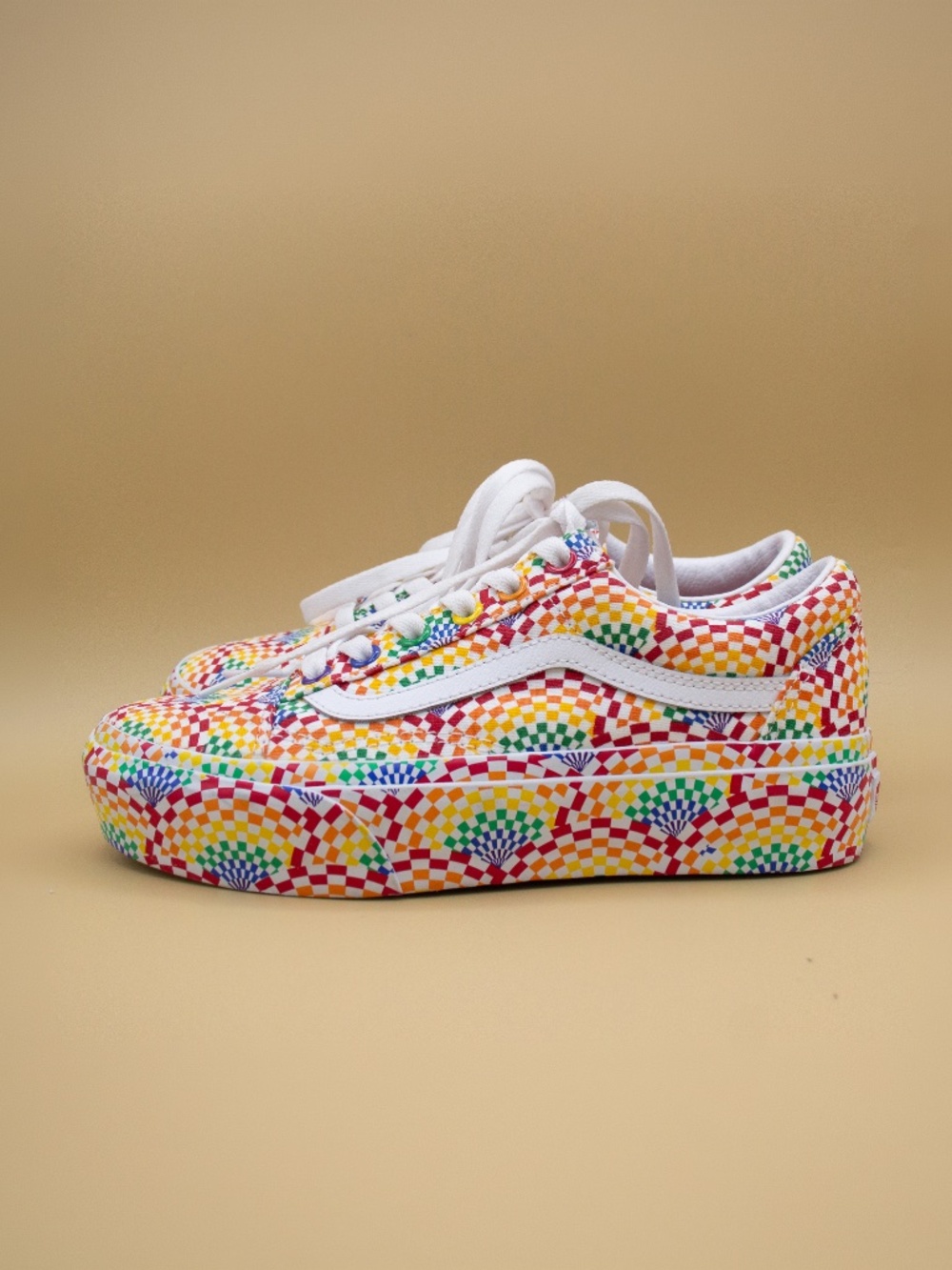 Vans Old Skool Platform Pride Shoes Women's Size 6.5